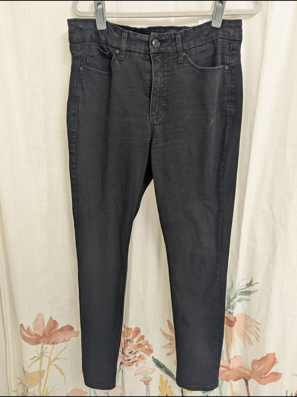 Seven7 Black Tummy Control Skinny Jeans Size 14